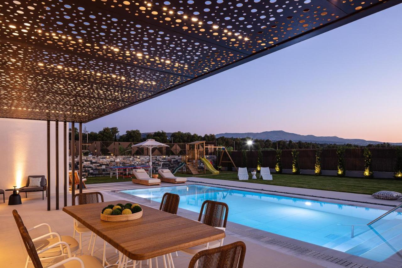 Terrazzo Luxury Villas Pigianos Kampos  Ngoại thất bức ảnh