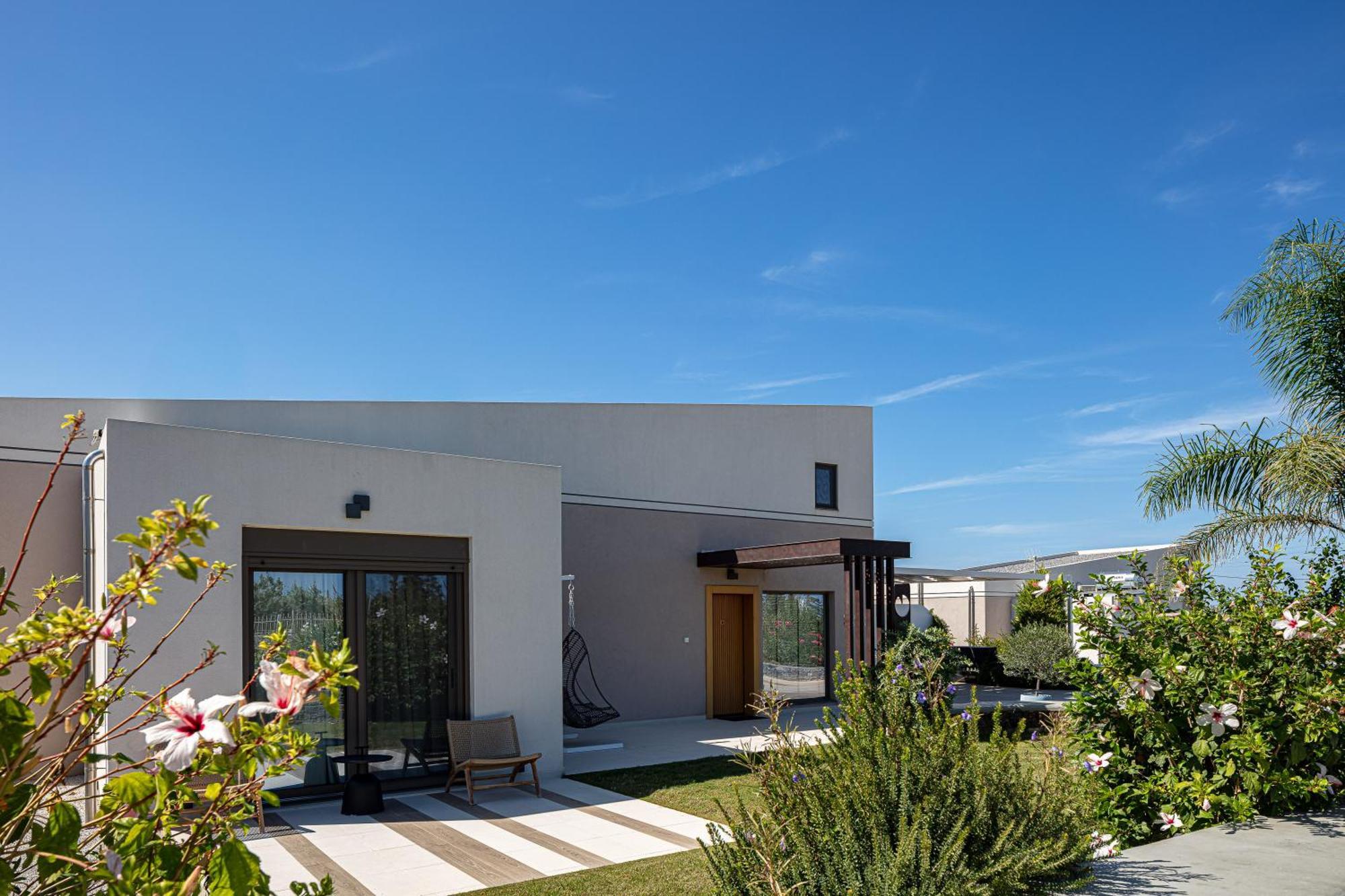 Terrazzo Luxury Villas Pigianos Kampos  Ngoại thất bức ảnh