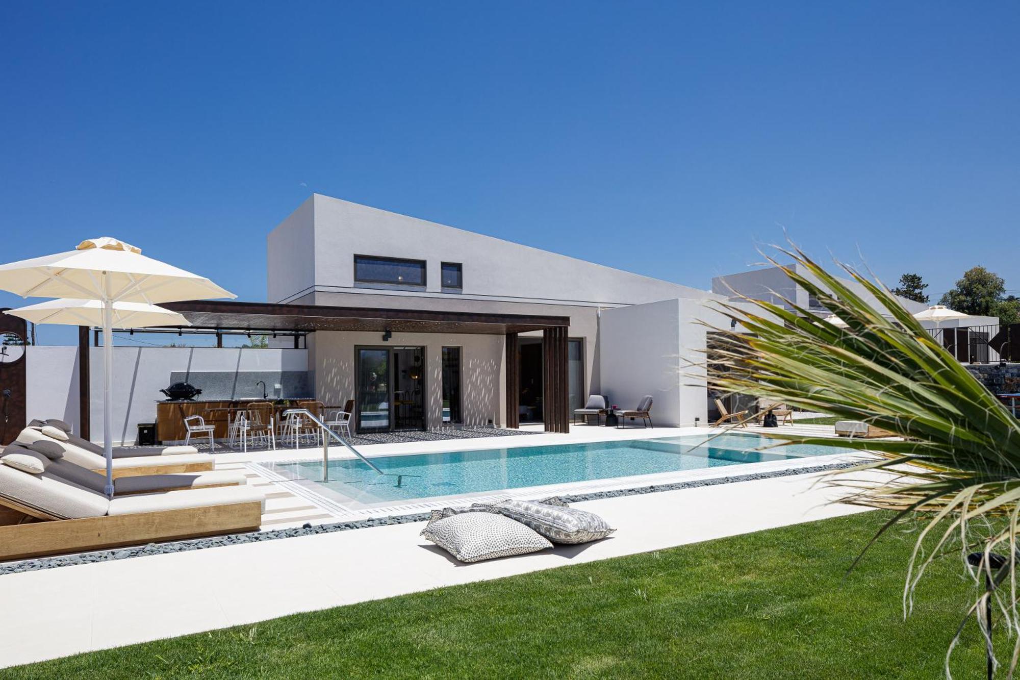 Terrazzo Luxury Villas Pigianos Kampos  Ngoại thất bức ảnh