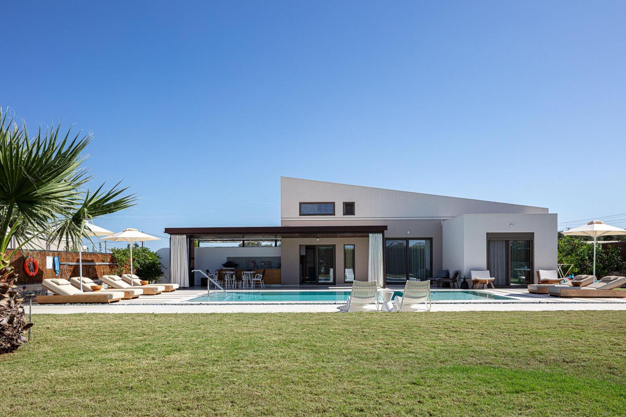 Terrazzo Luxury Villas Pigianos Kampos  Ngoại thất bức ảnh