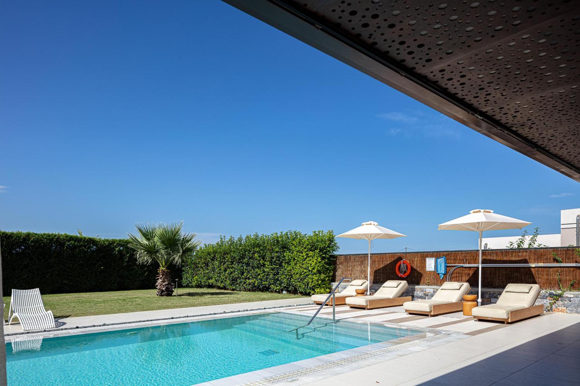 Terrazzo Luxury Villas Pigianos Kampos  Ngoại thất bức ảnh